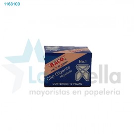 CLIP BACO GIGANTE MARIPOSA  1 /24