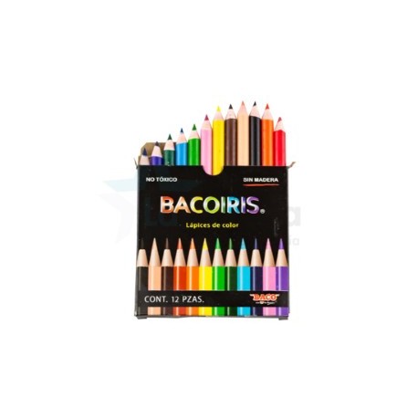 PINTURAS BACOIRIS 12 COLORES CORTOS /100