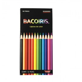 PINTURAS BACOIRIS 12 COLORES LARGOS /100