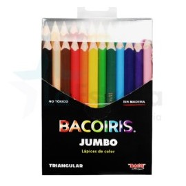 PINTURAS BACOIRIS JUMBO 24 COLORES /30