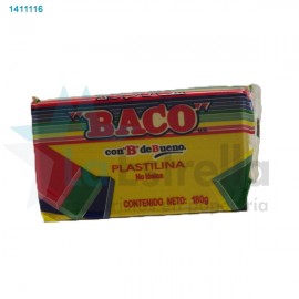 PLASTILINA MARQUETA BACO AMARILLA 51 /100