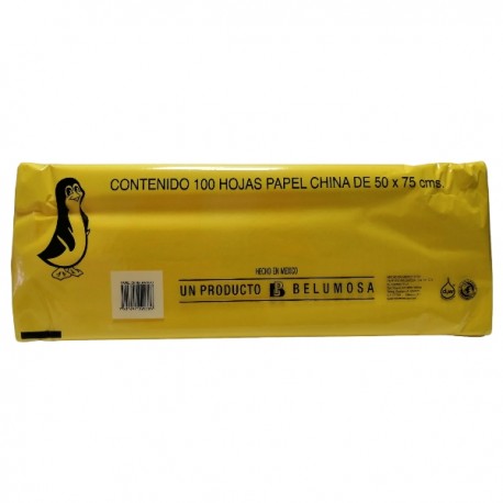 PAPEL CHINA AMARILLO MANGO 38 /10