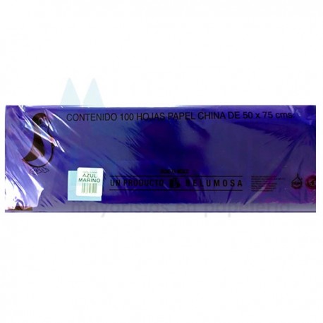 PAPEL CHINA AZUL MARINO 35 /10