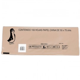 PAPEL CHINA DURAZNO 25 /10