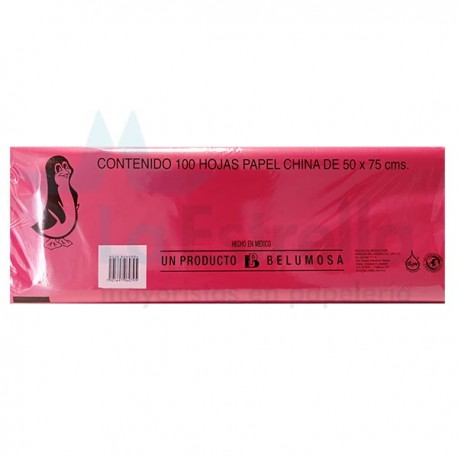 PAPEL CHINA ROJO 32 /10