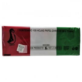PAPEL CHINA TRICOLOR /10