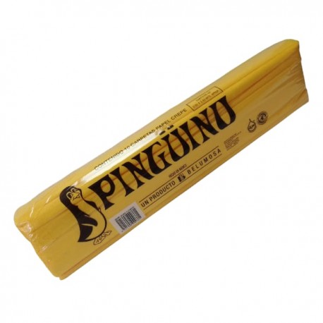 PAPEL CREPE PINGUINO AMARILLO FUERTE 41 /25