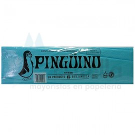 PAPEL CREPE PINGUINO AZUL TURQUESA 11 /25