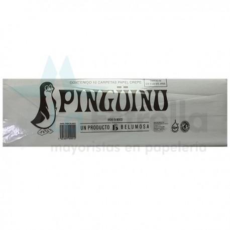 PAPEL CREPE PINGUINO BLANCO 01 /25