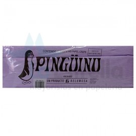 PAPEL CREPE PINGUINO LILA 09 /25