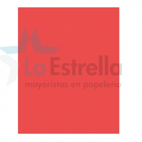 PAPEL CARTONCILLO ARCO IRIS ROJO 50 X 70 CM / 250