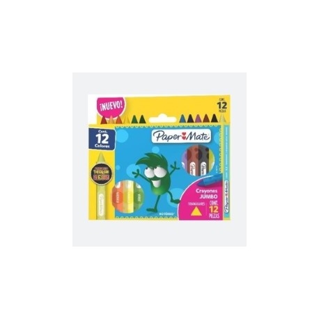 CRAYON PAPER MATE 12 COLORES EXTRAGRUESOS TRIANGULAR 2136743 /36