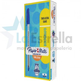 BOLIGRAFO KILOMETRICO P/M 100 INKJOY AZUL /48