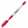 MARC PERM SHARPIE DOBLE PUNTA ROJO /12