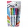 MARC SHARPIE PUNTA CINCEL C/4 COLORES BASE AGUA SNOTE 2132980 /36
