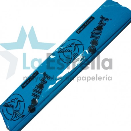PAPEL CREPE COLIBRI AZUL COBALTO 35