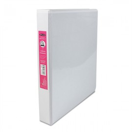 CARPETA T/C WILSON JONES 1 PULG BLANCA C/CRISTAL HER D - P0234 / 12