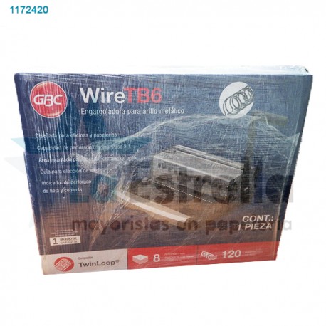 ENGARGOLADORA GBC P/METALICO GBASIC WIRE 105 H MAX 3:1 TB6 /2