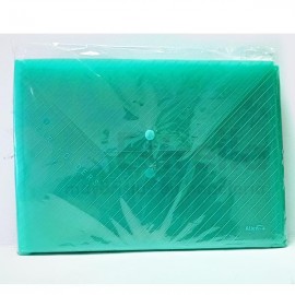 SOBRE PLASTICO ATIENZA C/BROCHE T/O VERDE MOD C331 /5