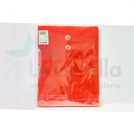 SOBRE PLASTICO ATIENZA C/HILO T/ESQUELA NARANJA UF472 /5