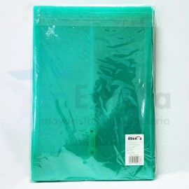 SOBRE PLASTICO ATIENZA C/HILO T/O VERDE UF119 /5
