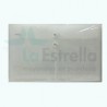 SOBRE PLASTICO ATIENZA HORIZONTAL C/HILO T/C CRISTAL UF117 /5