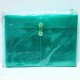 SOBRE PLASTICO ATIENZA HORIZONTAL C/HILO T/C VERDE UF117 /5