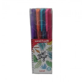 BOLIGRAFO GEL SIGNO CARTERA CON 4 PIEZAS COLORES SURTIDOS  0.7 MM /12