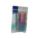 BOLIGRAFO PIN POINT COL.SURT. PASTEL C/8 PIEZAS P. FINO 0.7MM 6808P /24