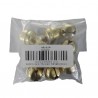 CASCABELES ORO No. 8 PAQUETE C/10 PIEZAS 2.5 CM