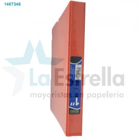 CARPETA T/C KINERA PANORAMA NARANJA 1PULG HERRAJE O 9101NA /24