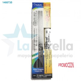 LAPIZ AZOR EKUZ TRIANGULAR No. 2 1010TR /120